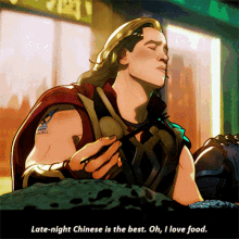 Marvels What If Thor GIF - Marvels What If Thor Late Night Chinese Is The Best GIFs