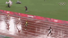 finish line nbc olympics race athletics running