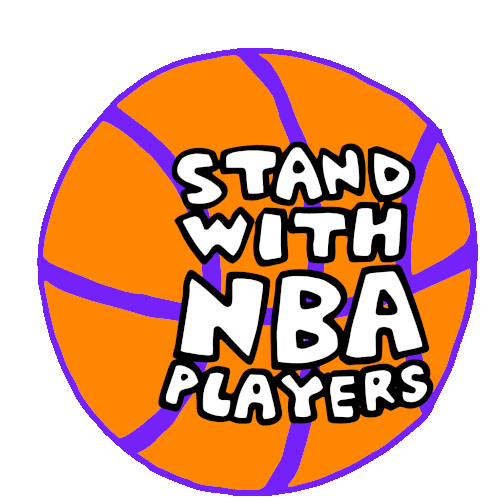 Stand With Nba Players Nba Sticker - Stand With Nba Players Nba Nba Players Stickers