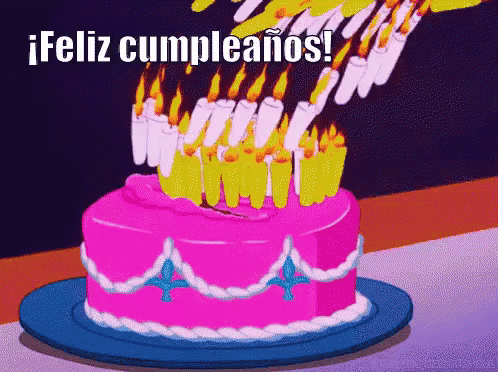 Tarta De Cumpleaños Soplar Las Velas Pide Un Deseo GIF - Cake - Discover &  Share GIFs
