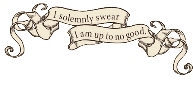 Harry Potter Marauders Sticker - Harry Potter Marauders I Solemly -  Discover & Share GIFs