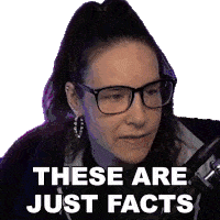 These Are Just Facts Cristine Raquel Rotenberg Sticker - These Are Just Facts Cristine Raquel Rotenberg Simply Nailogical Stickers