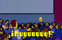 Audiencia Abucehando A El Señor Burns GIF - Buuu Abucheo Los Simpsons GIFs