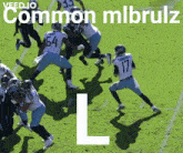 a football player with the number 17 on his jersey is being tackled by another player