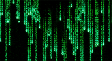 a computer screen with a lot of numbers and letters