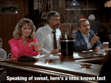 Cliff Cheers GIF - Cliff Cheers Speaking Of Sweat Heres A Little Known Fact GIFs