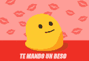 Te Mando Un Beso GIF - Emoticon Te Mando Un Beso Emoji GIFs