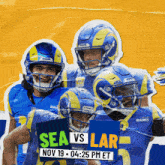 Los Angeles Rams Vs. Seattle Seahawks Pre Game GIF - Nfl National Football League Football League GIFs