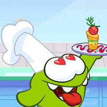 I Love This Dish Om Nom GIF - I Love This Dish Om Nom Cut The Rope GIFs