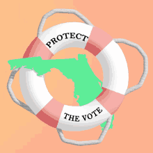 Florida Loves The Freedom To Vote How We Choose Protect The Vote GIF - Florida Loves The Freedom To Vote How We Choose Protect The Vote Lifesaver GIFs