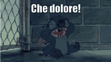 Che Dolore Stitch GIF - Che Dolore Male Stitch GIFs