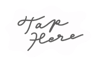 a logo that says tape here in cursive
