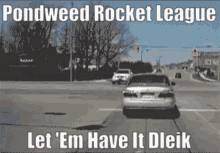 dleik rocket league pondweed