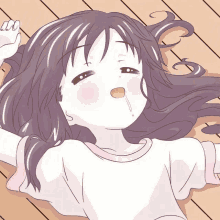 Anime Girl Sleepy Anime Girl GIF