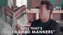 bad manners matthew perry rude