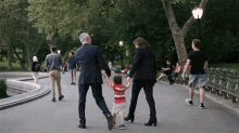 Holding Hands Family GIF