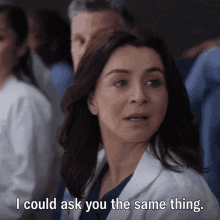 Greys Anatomy Amelia Shepherd GIF - Greys Anatomy Amelia Shepherd I Could Ask You The Same Thing GIFs