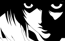 a black and white drawing of a person 's face with their eyes closed