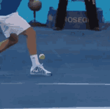 Roger Federer Blue Clay GIF - Roger Federer Blue Clay Tennis GIFs