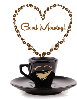 Good Morning Coffee Sticker - Good Morning Coffee Beans Stickers