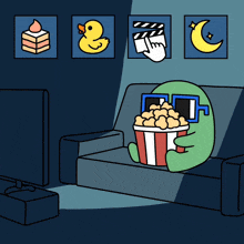 Popcorn Movie GIF - Popcorn Movie Watching Movie GIFs