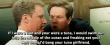I'M Bang Your Tuna Girlfriend GIF - The Other Guys Will Ferrell Mark Wahlberg GIFs