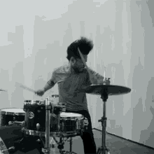 Playing Drums Danny Rico GIF - Playing Drums Danny Rico Cant Swim GIFs