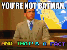 Youre Not Batman Thats A Fact GIF - Youre Not Batman Thats A Fact Shocked GIFs