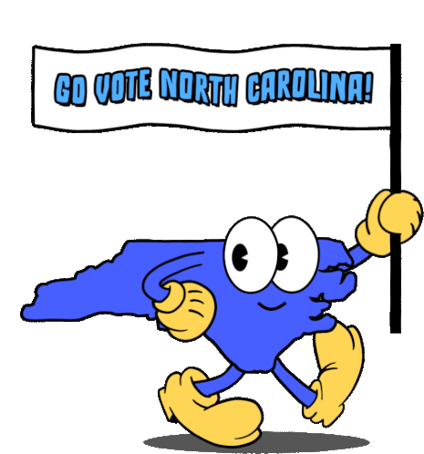 Vote2022 North Carolina Votes By Mail Sticker - Vote2022 North Carolina Votes By Mail Election Stickers
