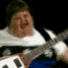 Fat Kid GIF - Fat Kid Guitar GIFs