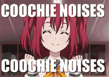 coochie noises kin world love live anime coochie