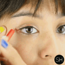 Eye Liner Serious GIF - Eye Liner Serious Red GIFs