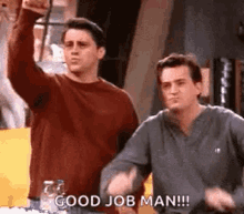 Friends Joey Chandler GIF - Friends Joey Chandler Fists Up GIFs