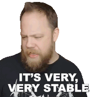 Its Very Very Stable Ryan Bruce Sticker - Its Very Very Stable Ryan Bruce Fluff Stickers