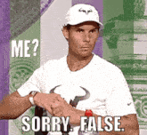 Rafael Nadal False GIF - Rafael Nadal False Fake News GIFs