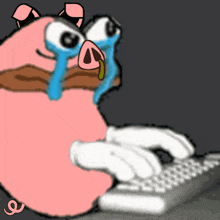 Pepe Typing Pepe Pig GIF - Pepe Typing Pepe Pig GIFs