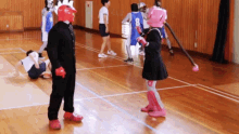 Magine Schoolgirl Spin Zenkaiger Episode33 GIF