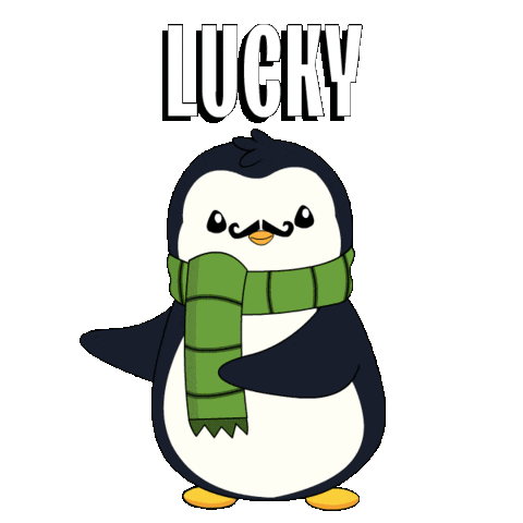Penguin Success Sticker - Penguin Success Lucky Stickers