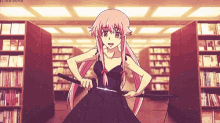 anime sword library cute smile
