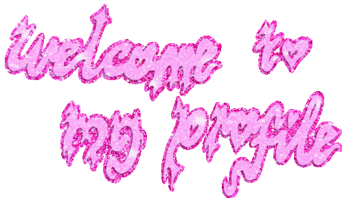 Welcome To My Profile Welcome Sticker - Welcome To My Profile Welcome Hot Pink Stickers