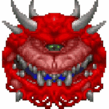 doom monster pixel art