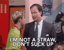Im Not A Straw Dont Suck Up Serious GIF - Im Not A Straw Dont Suck Up Serious Wide Eye GIFs