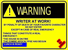 Warning Writer GIF - Warning Writer Work GIFs