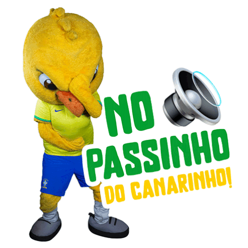 No Passinho Do Canarinho Cbf Sticker - No Passinho Do Canarinho Cbf Confederação Brasileira De Futebol Stickers