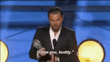 I Love You Buddy GIF - Award I Love You Leonardo Dicaprio GIFs