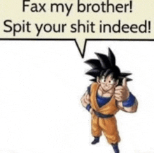 Fax Meme GIF - Fax Meme Goku GIFs