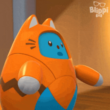 Jumpscare Tabbs The Cat GIF - Jumpscare Tabbs The Cat Blippi Wonders Educational Cartoons For Kids GIFs