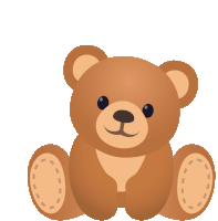 Teddy Bear Joypixels Sticker - Teddy Bear Joypixels Bear Stickers