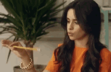 Camila Cabello Pencil Trick GIF - Camila Cabello Pencil Trick Magic Trick GIFs