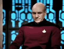 Jean Luc Picard Star Trek GIF - Jean Luc Picard Star Trek Face Palm GIFs
